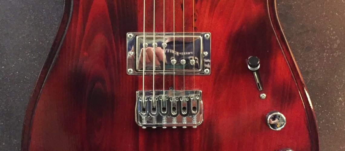 Moxy Guitars KC Juniper Model "Red Burn"